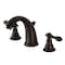 Kingston Brass KB985ACL Widespread Bathroom Faucet with Retail Pop-Up, Oil Rubbed Bronze KB985ACL - alternate 1